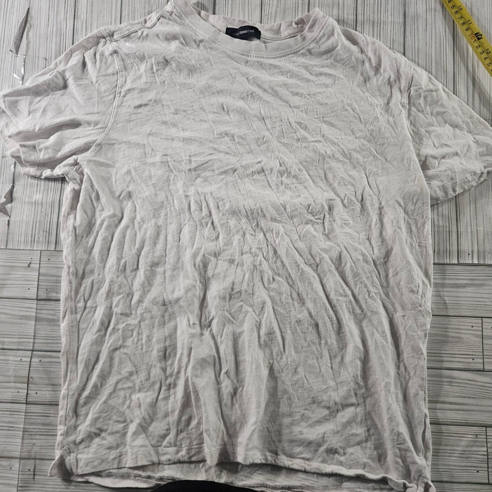 Westzeroone Womens Short Sleeve Crewneck T-Shirt Gray Size Large